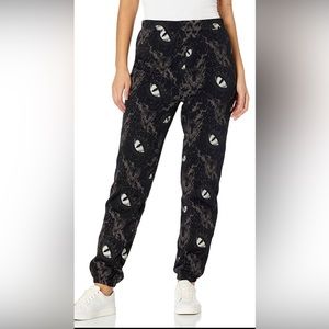 New Disney Villains x Heidi Klum Maleficent Eyes Skinny Sweatpants sz M,XL